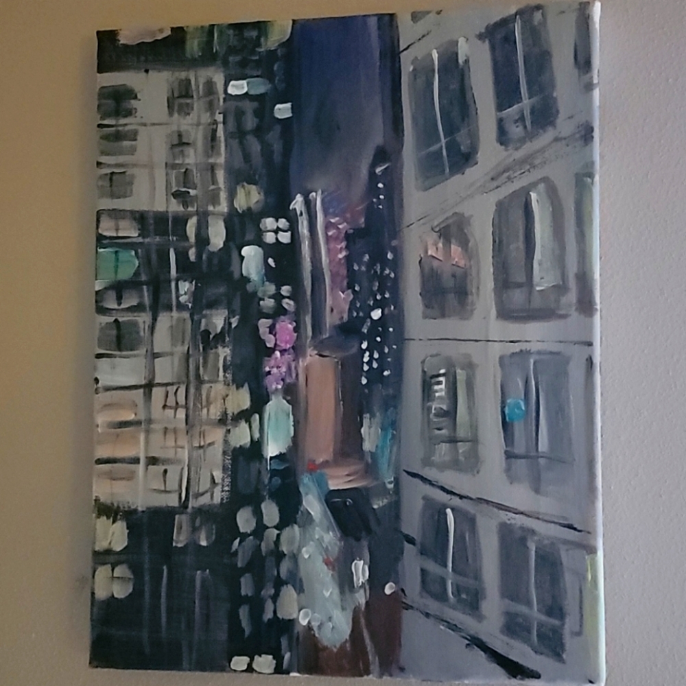 11 x 14 inches acrylic on canvas